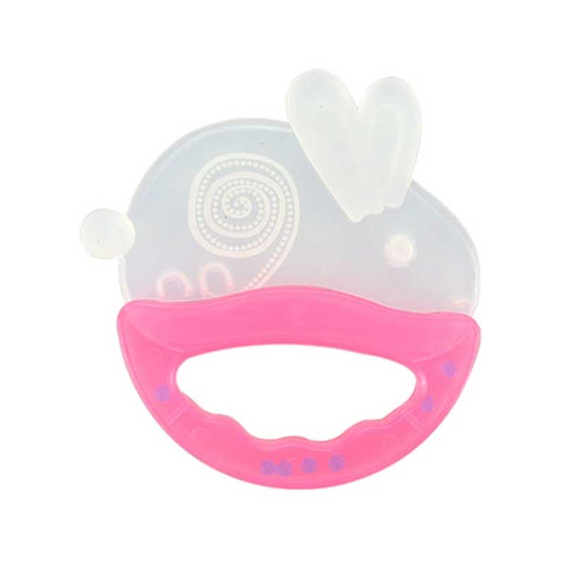 Ei-myrkyllinen vauva teether-silikonilelut bpa ilmainen ruoka-aste hauska chew-silikoni vauva teether pikkulapsille pikkulapset